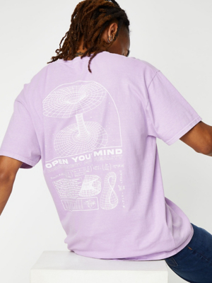 Lilac Open Your Mind Jersey T-Shirt