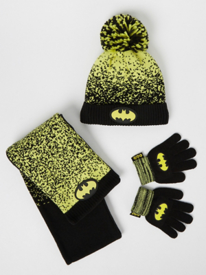 batman hat and mittens