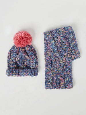 asda hat and scarf set womens