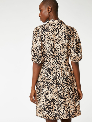 leopard print shirt dress asda