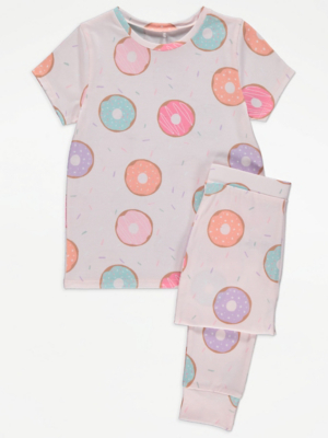 Donut Print Jersey Pyjamas