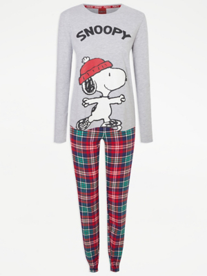 Peanuts™ Snoopy Check Print Pyjamas Gift Bag