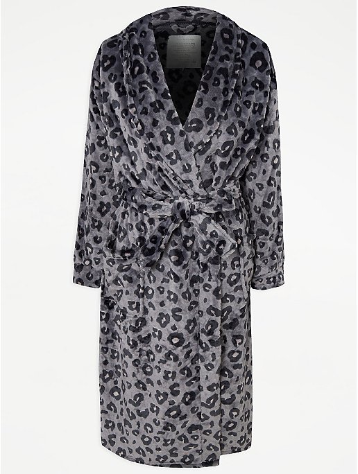 Camille Camille Womens Leopard Print Bathrobe | ubicaciondepersonas.cdmx.gob.mx