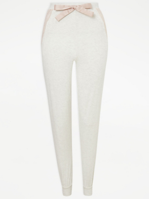 Light Grey Lace Trim Pyjama Bottoms Women at ASDA