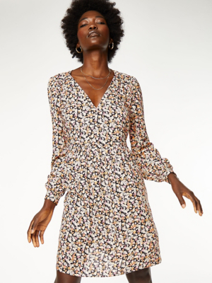 womens ditsy print dress