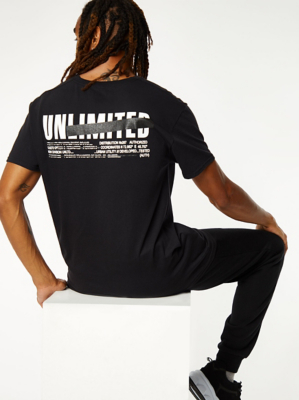 Black Unlimited Graphic Tee