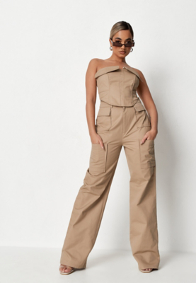 utility trousers wide leg