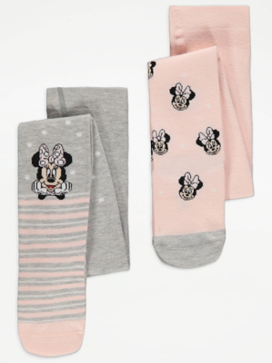 Disney Minnie Mouse Tights 2 Pack