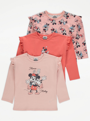 Mickey and Minnie Mouse Tops 3 Pack