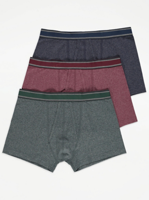 Plain A-Front Trunks 3 Pack