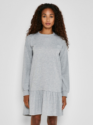 Noisy May Grey Peplum Sweat Dress | Women | George at ASDA