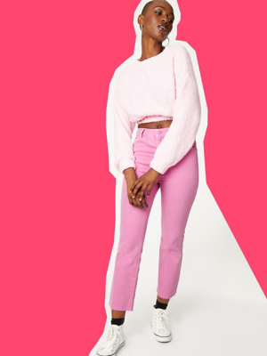 G21 Pink Straight Leg Jeans Women at ASDA