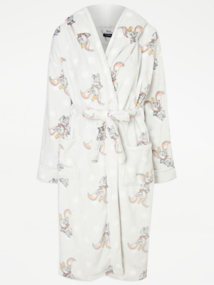Disney Dumbo Character Print Dressing Gown Women at ASDA