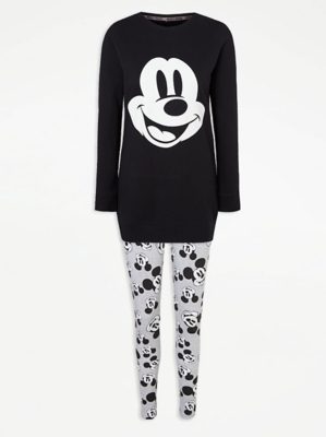 Disney Mickey Mouse Long Sleeve Pyjamas Women at ASDA