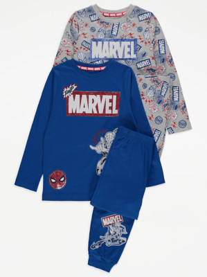 Marvel Spider-Man Long Sleeve Pyjamas 2 Pack