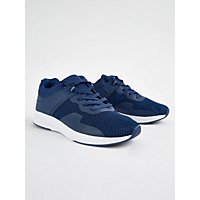 Blue Panelled Trainers | Men | George at ASDA