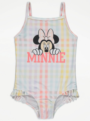 Disney Minnie Mouse Checked Swimsuit