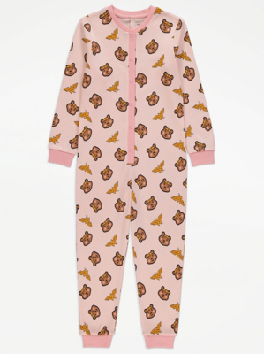 Children In Need Pink Wonder Woman Blush Jersey Onesie Kids George At Asda