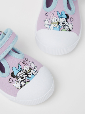 First Walkers Disney Minnie Mouse Lilac T-Bar Shoes