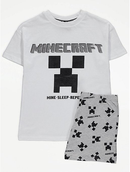 Minecraft Surrounded Boys Pyjamas 