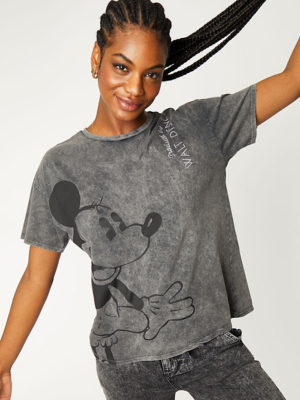 Disney Mickey Mouse Charcoal Jersey T-Shirt