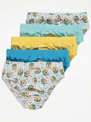 CoComelon Assorted Character Print Briefs 5 Pack