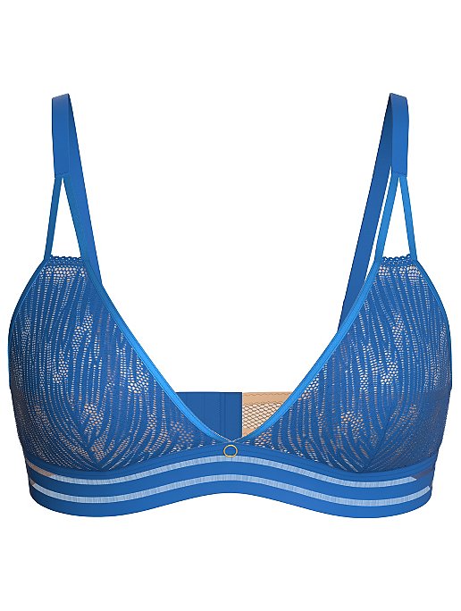 Entice Blue Lace Non Wired Bralette | Women | George at ASDA