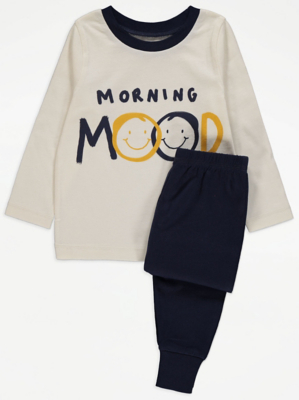 Navy Morning Mood Long Sleeve Pyjamas