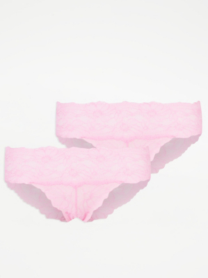 Pink Lace Bandeau Knickers 2 Pack | Women | George at ASDA