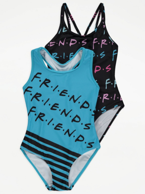 Friends TV Show Swimsuits 2 Pack Kids at ASDA