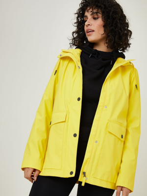 Yellow Hooded Parka
