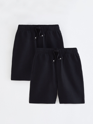 boys black sweat shorts