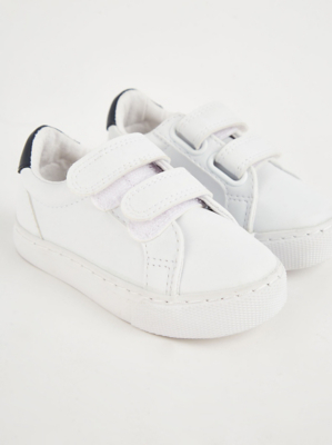 white strap trainers