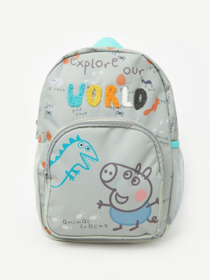 Peppa Pig Pig Green Backpack Kids at ASDA
