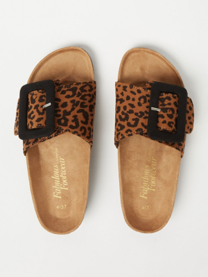 Asda leopard print sandals shop
