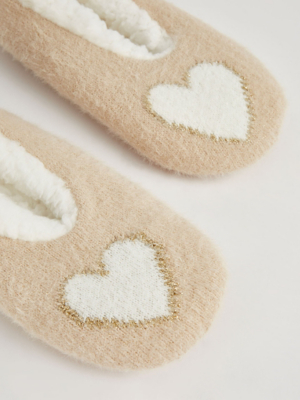 asda heart slippers