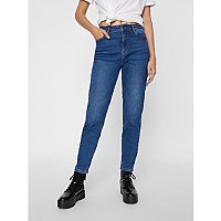 PIECES Navy High Waisted Mom Jeans | Women | George at ASDA