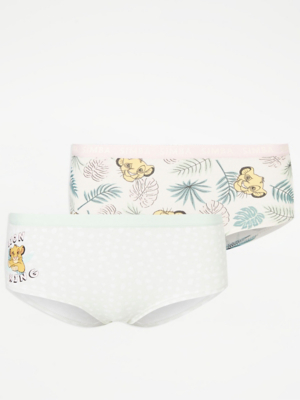 Disney The Lion King Short Knickers 2 Pack Women at ASDA