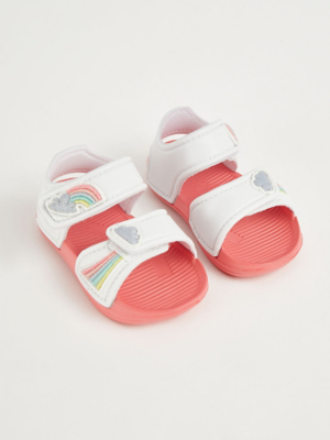 First Walkers White Rainbow Sandals