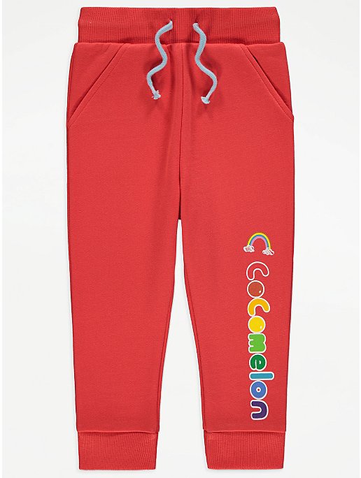 CoComelon Red Cuffed Joggers | Kids | George at ASDA