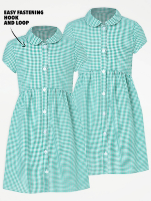 asda green pinafore