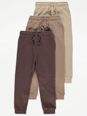 Assorted Neutral Joggers 3 Pack