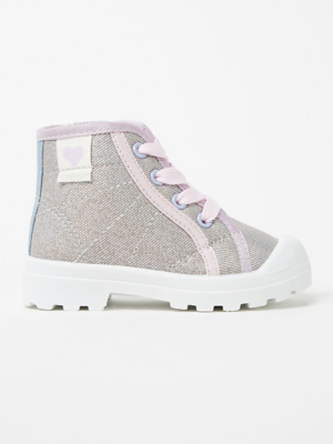 First Walkers Grey Trainer Boots Kids at ASDA