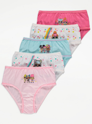 L.O.L. Surprise! Character Print Knickers 5 Pack