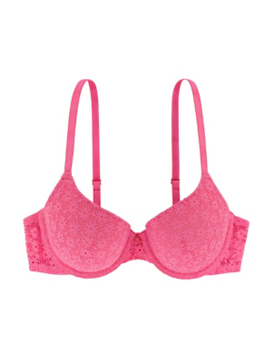 Dorina Alyssa Pink Padded Demi Bra Women at ASDA
