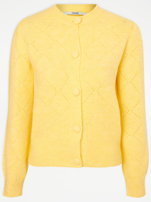 yellow cardigan asda