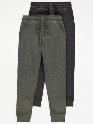 Textured Jersey Joggers 2 Pack