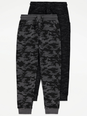 Camouflage Jersey Joggers 2 Pack