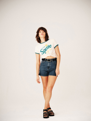 Skye Navy Denim Shorts Women at ASDA