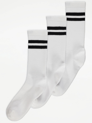 white trainer socks asda